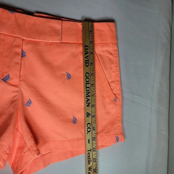 J. Crew Novelty Print Sail Boat Chino Broken-In Cotton Shorts sz 6 - Picture 6 of 7